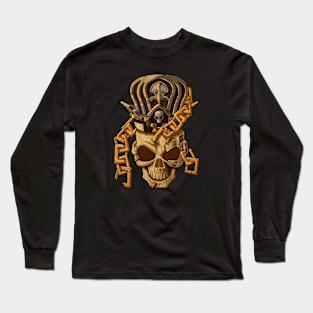 Basquiat Skull Vintage Long Sleeve T-Shirt